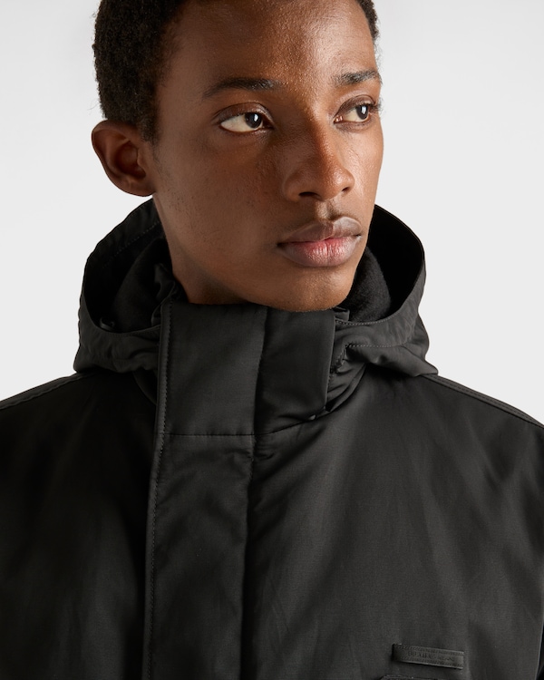 Medium-weight technical fabric down jacket - Black Medium-weight technical fabric down jacket - Black