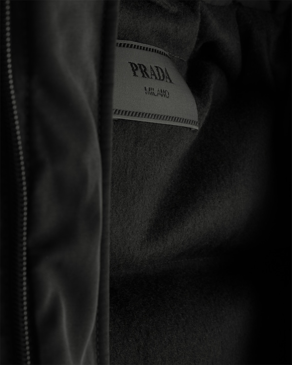 Medium-weight technical fabric down jacket - Black Medium-weight technical fabric down jacket - Black