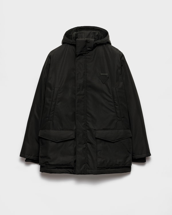 Medium-weight technical fabric down jacket - Black Medium-weight technical fabric down jacket - Black