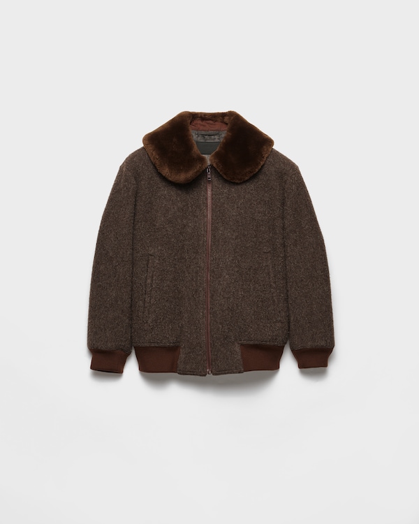 【PRADA】 2014AW LOOK No.11 ウールブルゾン（ジャケット） PRADA】 2014AW LOOK No.11 ウールブルゾン（ジャケット
