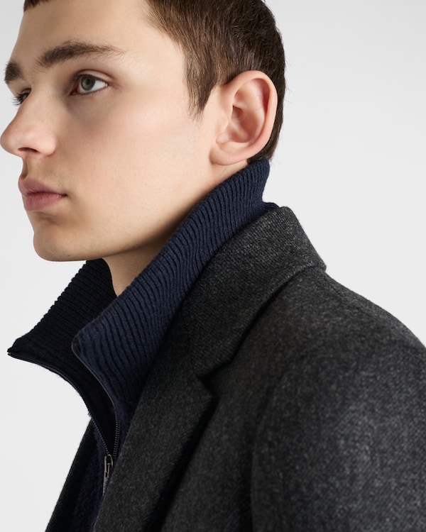 Wool blend jacket - Navy Wool blend jacket - Navy