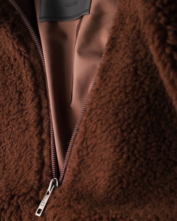 Wool blend hoodie - Cocoa Brown Wool blend hoodie - Cocoa Brown