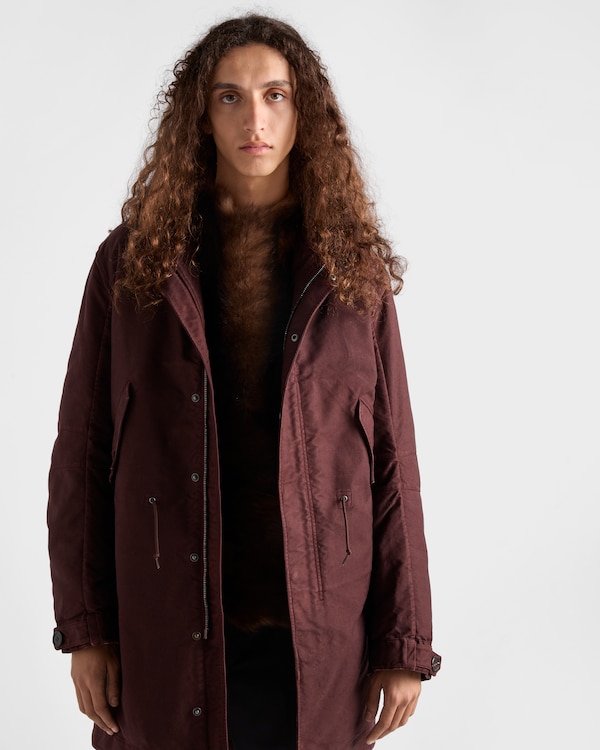 Long cotton down jacket Long cotton down jacket