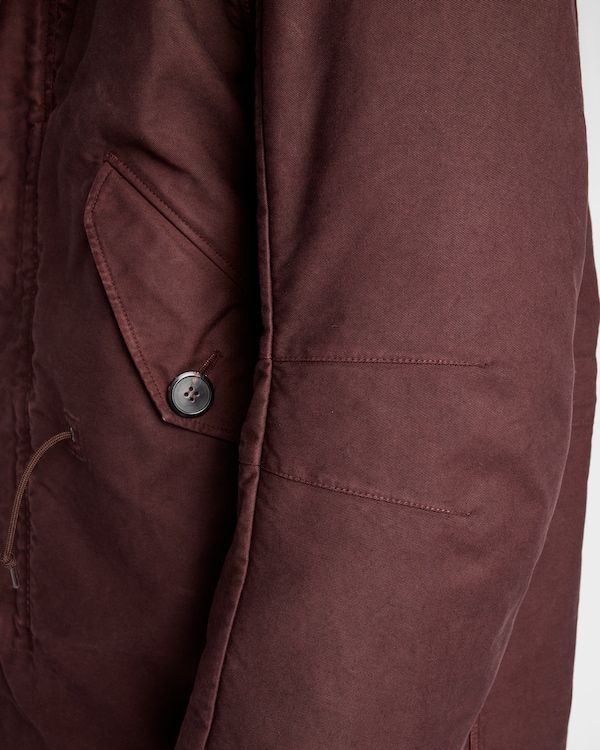 Long cotton down jacket Long cotton down jacket