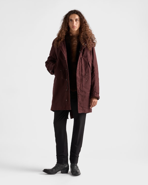 Long cotton down jacket Long cotton down jacket