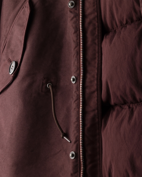 Long cotton down jacket Long cotton down jacket