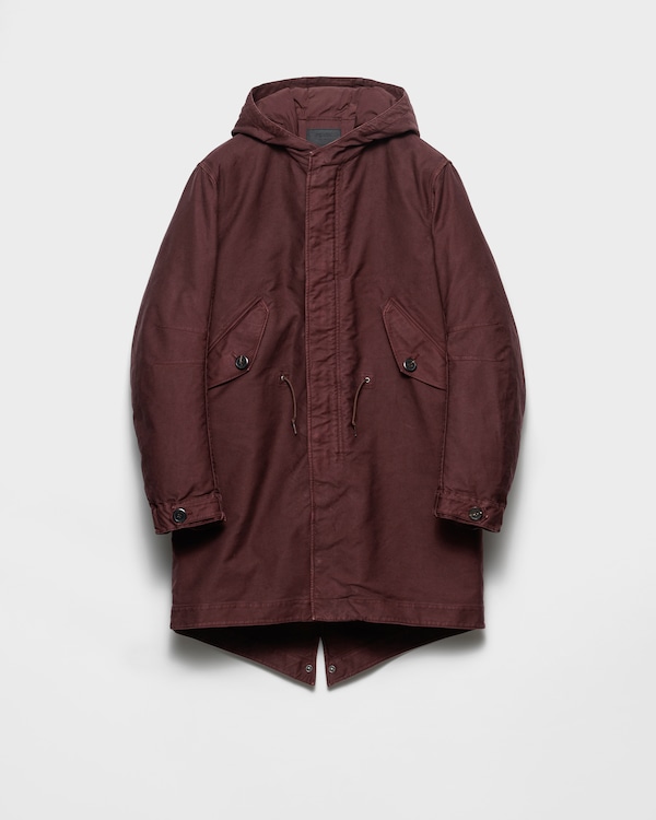 Long cotton down jacket Long cotton down jacket