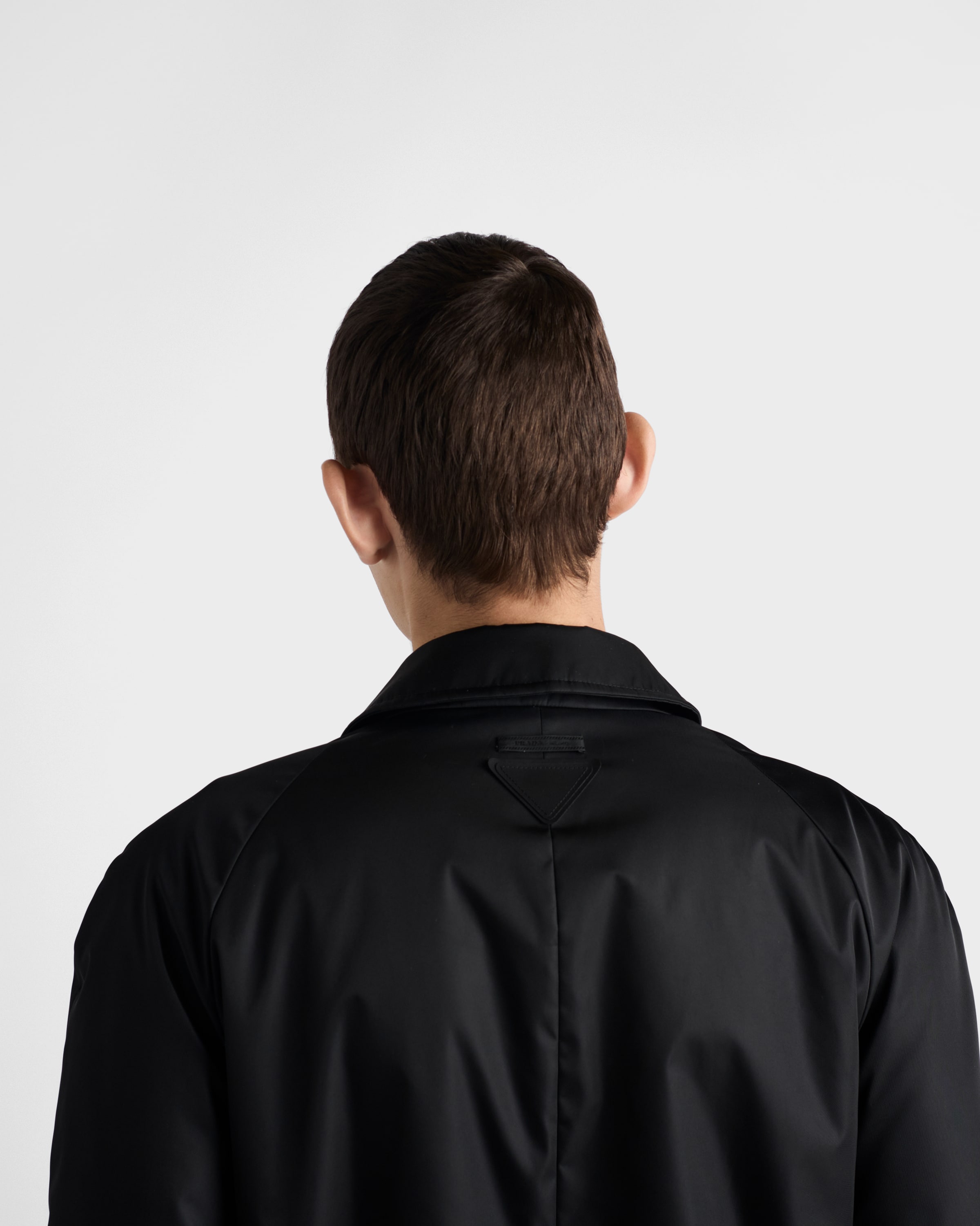 ブラック Re-Nylon コート | PRADA