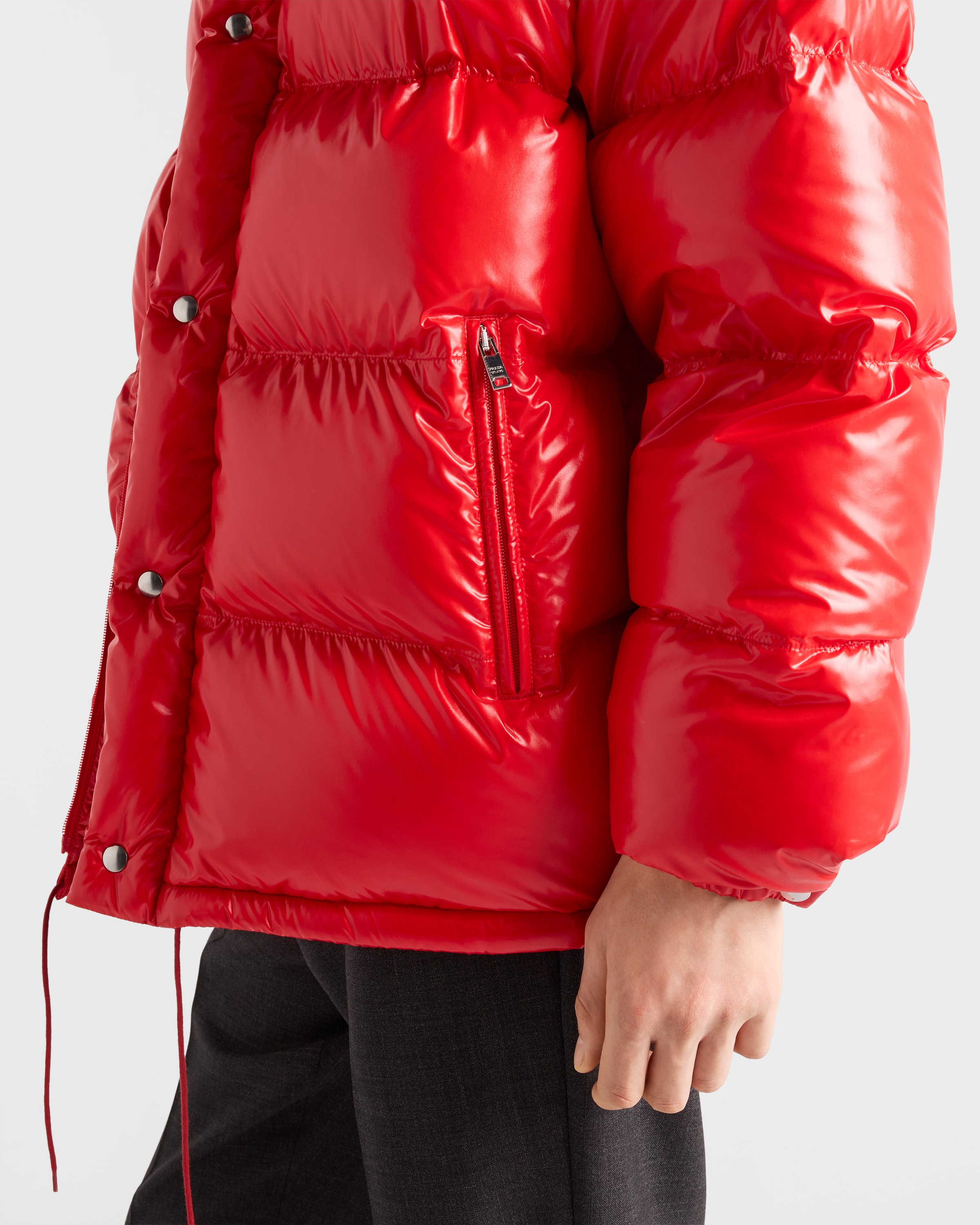 Medium-weight Re-Nylon down jacket