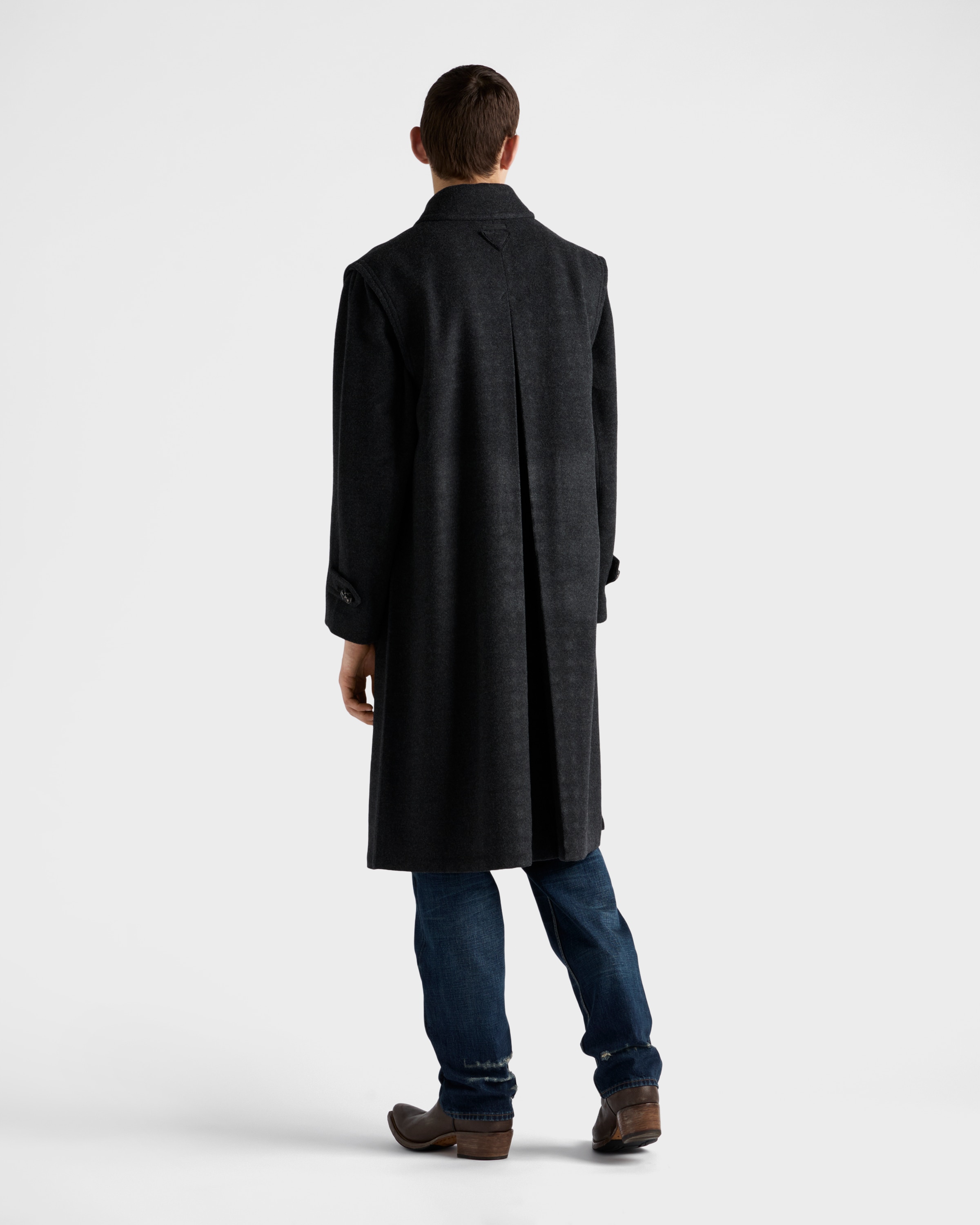 Wool and cashmere coat