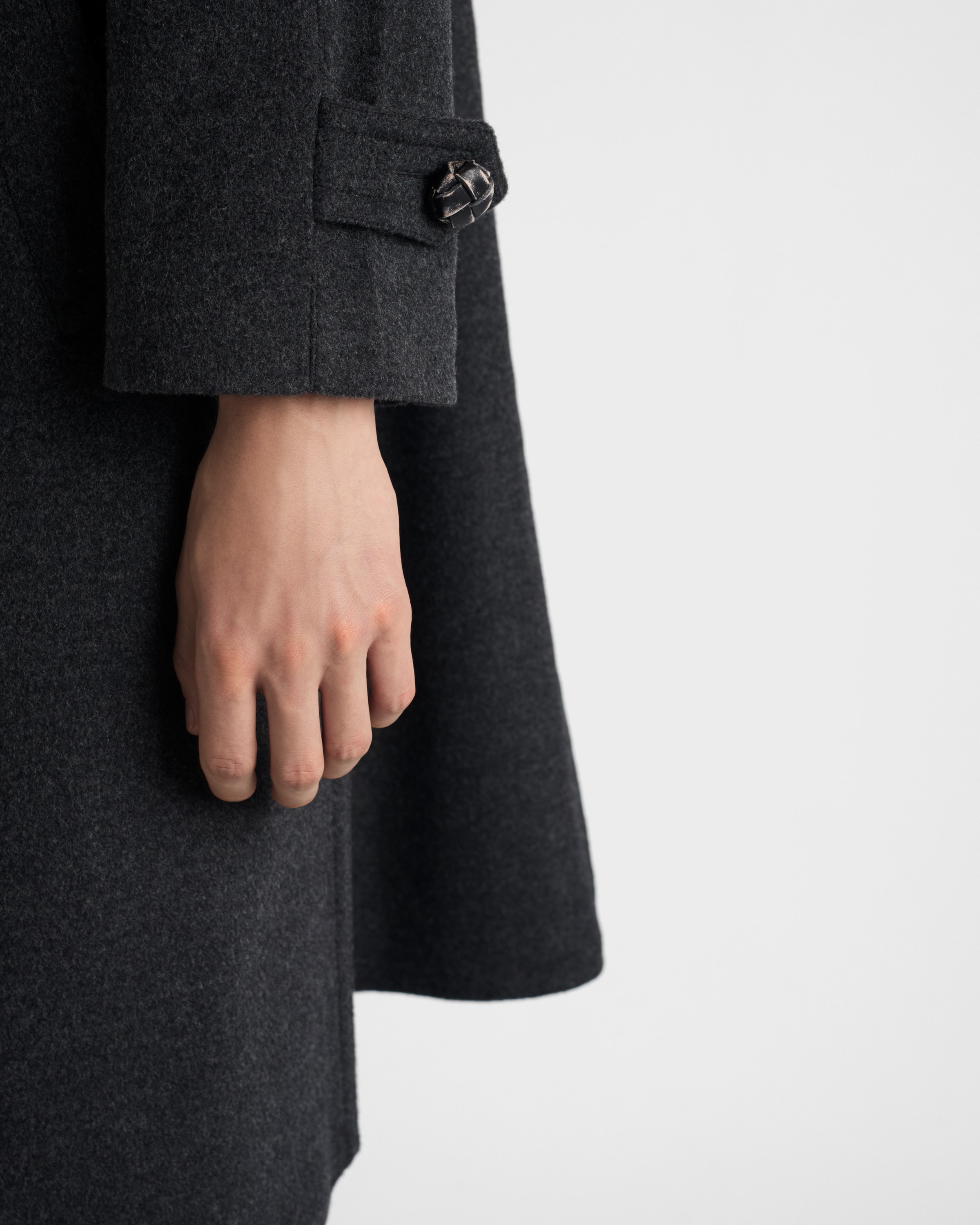 Wool and cashmere coat