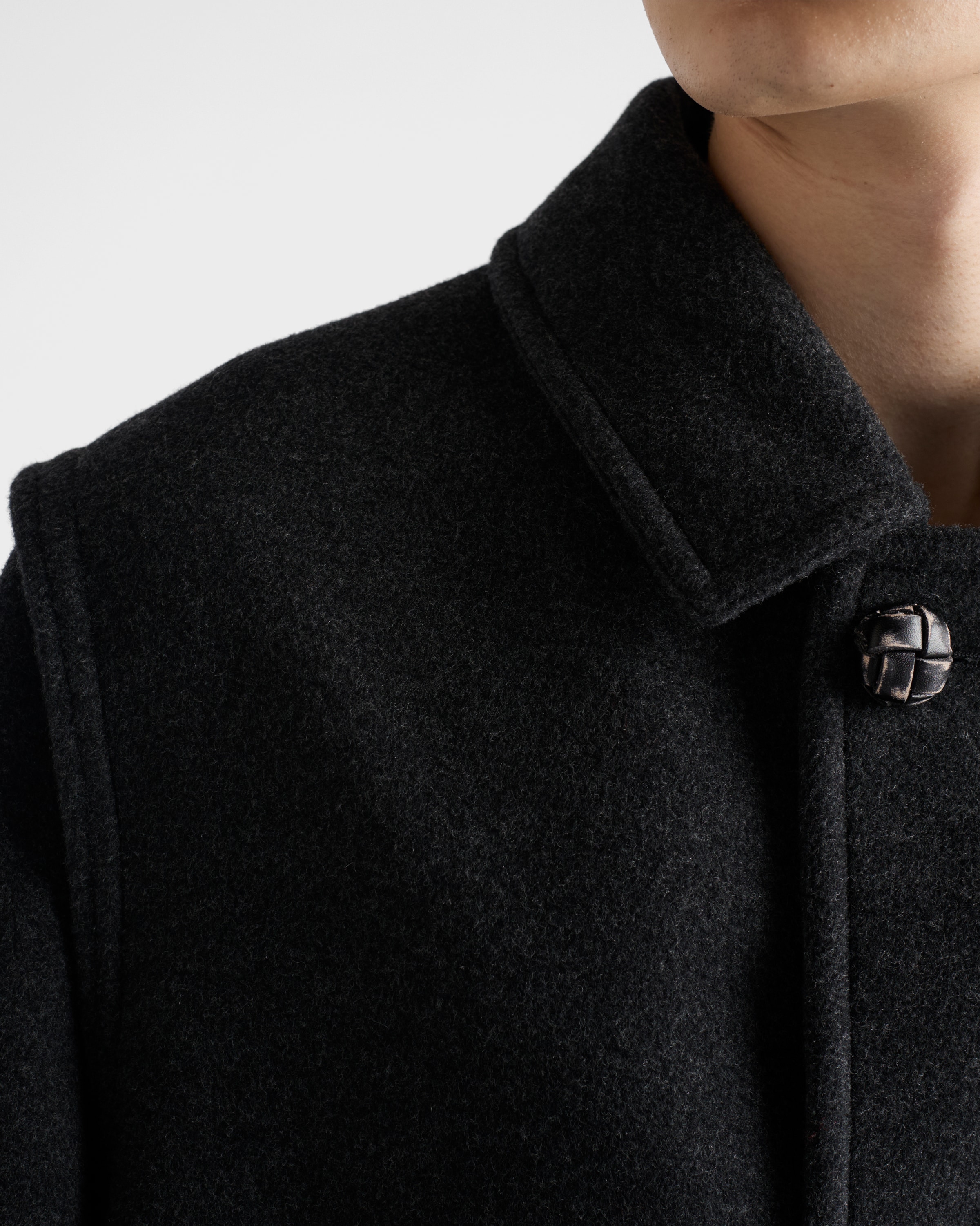 Wool and cashmere coat