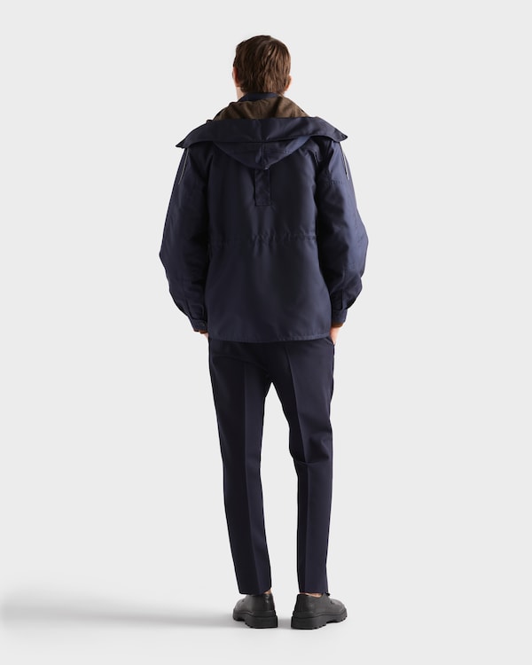 Hooded cotton jacket - Navy Hooded cotton jacket - Navy