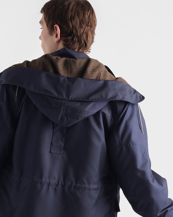 Hooded cotton jacket - Navy Hooded cotton jacket - Navy