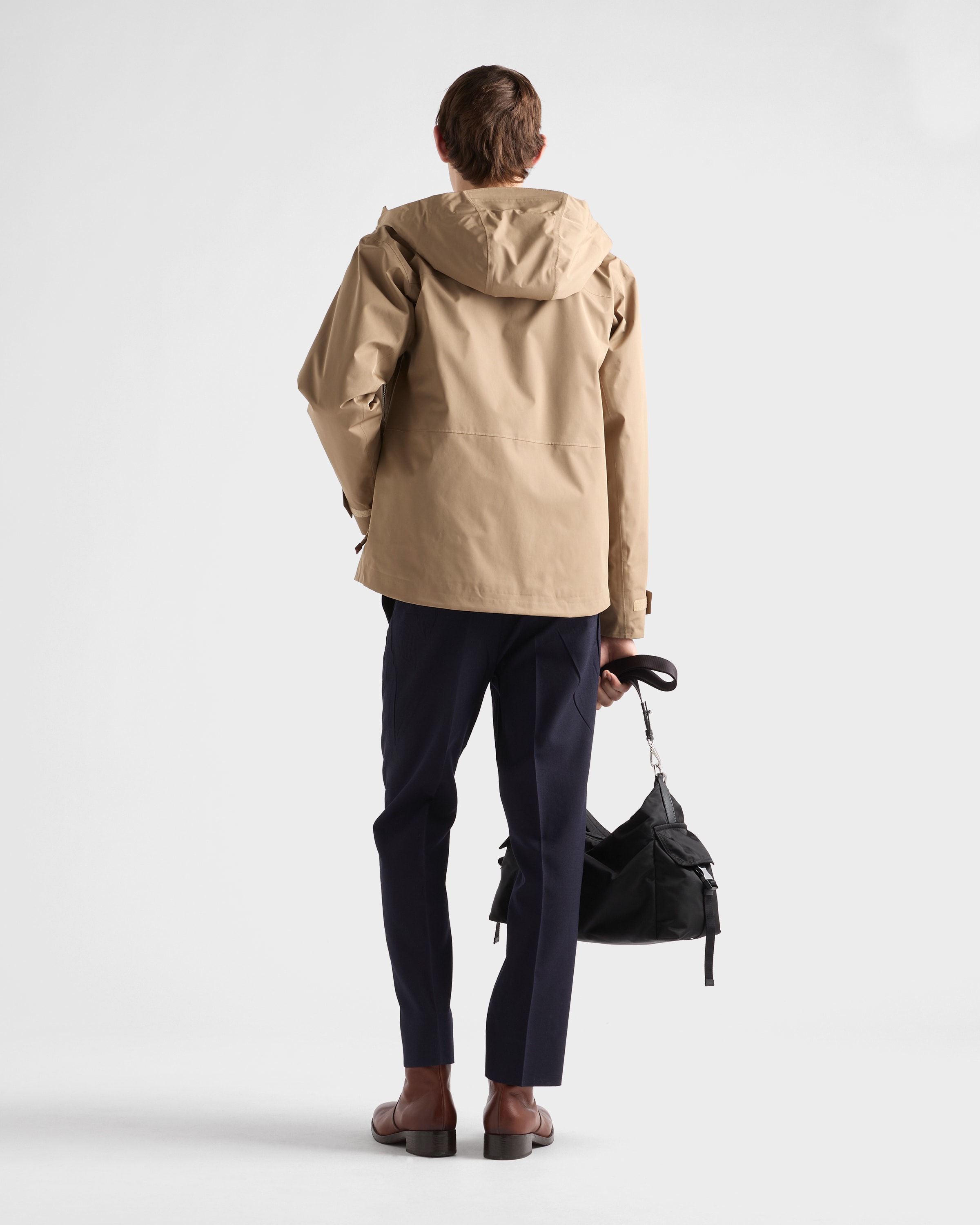 Khaki Technical Fabric Jacket | PRADA - Hong Kong SAR China
