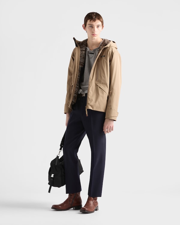 Technical fabric jacket - Khaki Technical fabric jacket - Khaki