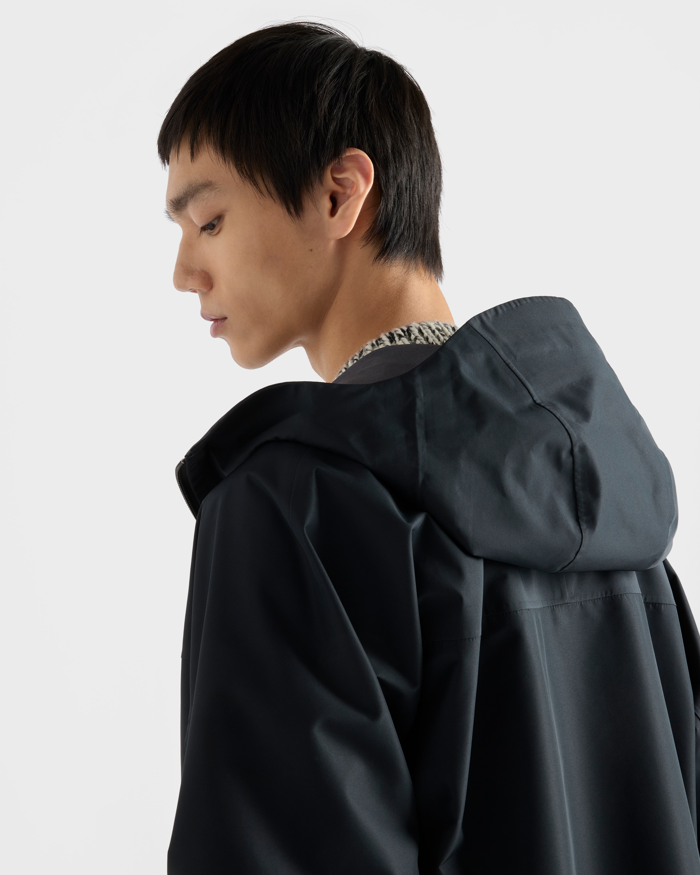 Black Technical fabric jacket | PRADA