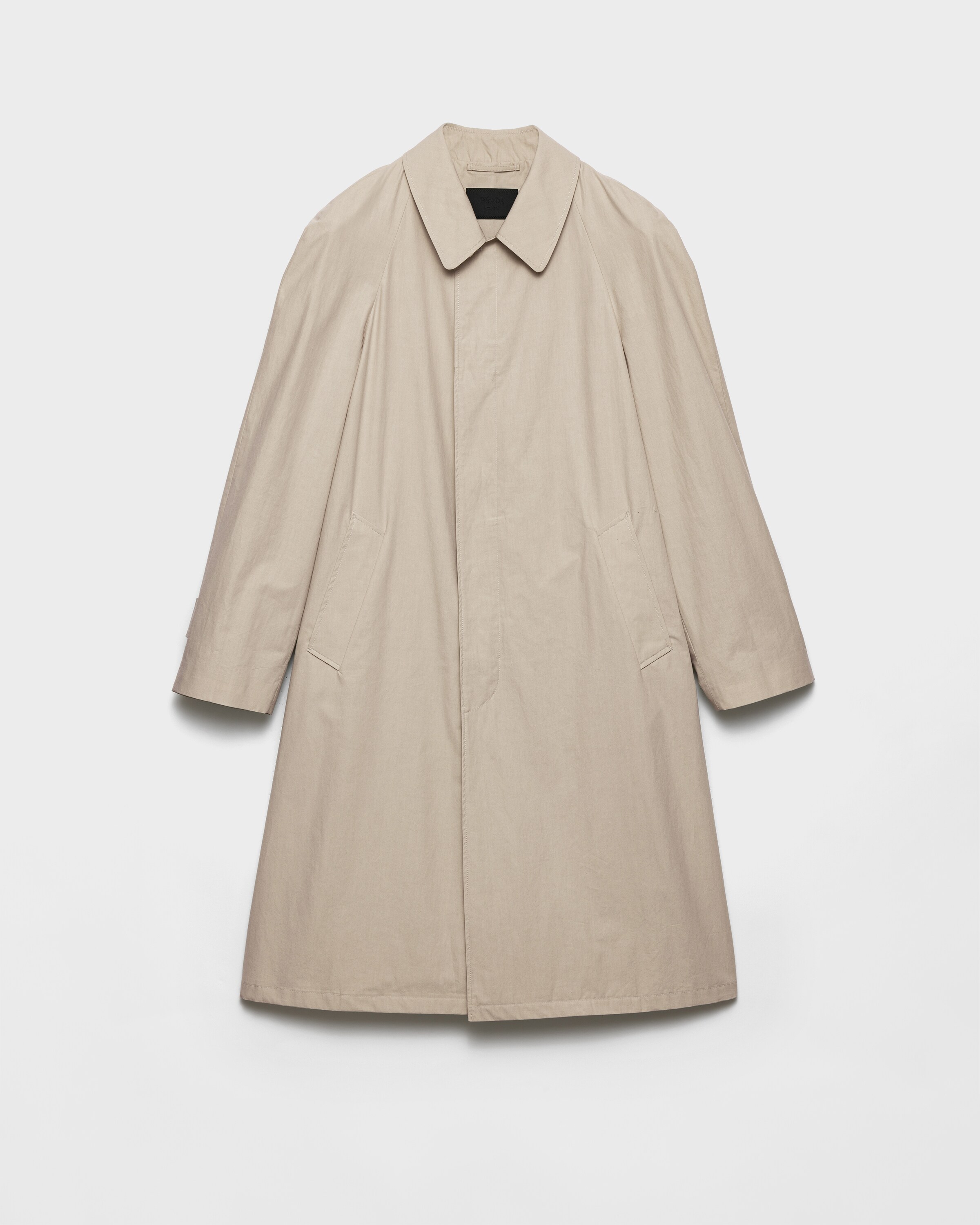 Prada Cotton Coat, Man, Beige, Size 52