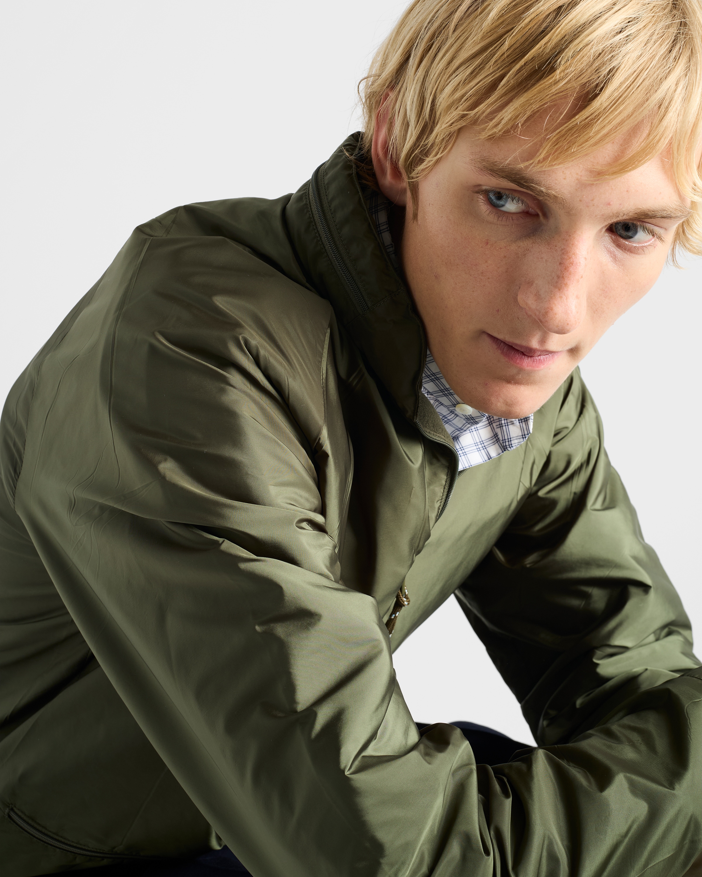 Hooded Re-Nylon jacket