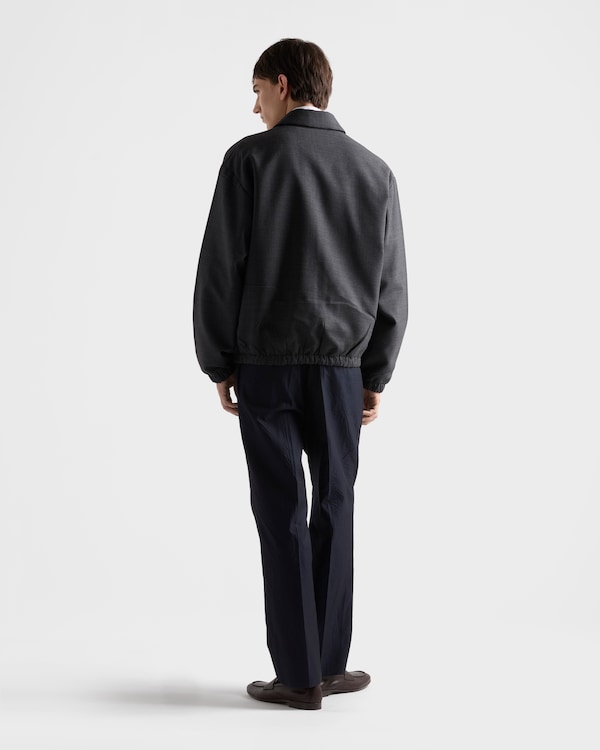 Wool blouson jacket - Anthracite Gray Wool blouson jacket - Anthracite Gray