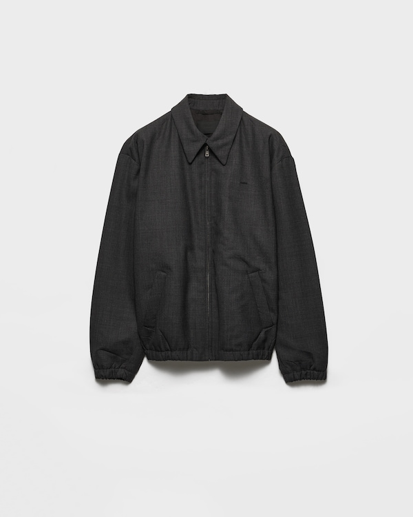 Wool blouson jacket - Anthracite Gray Wool blouson jacket - Anthracite Gray