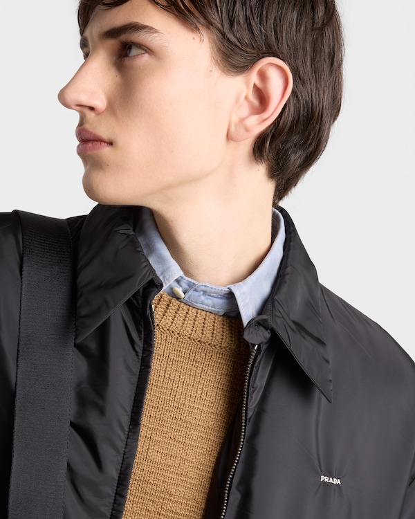 Re-Nylon ブルゾンジャケット - ブラック Re-Nylon ブルゾンジャケット - ブラック