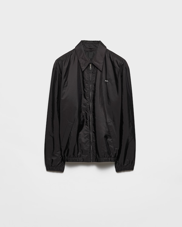 Re-Nylon ブルゾンジャケット - ブラック Re-Nylon ブルゾンジャケット - ブラック
