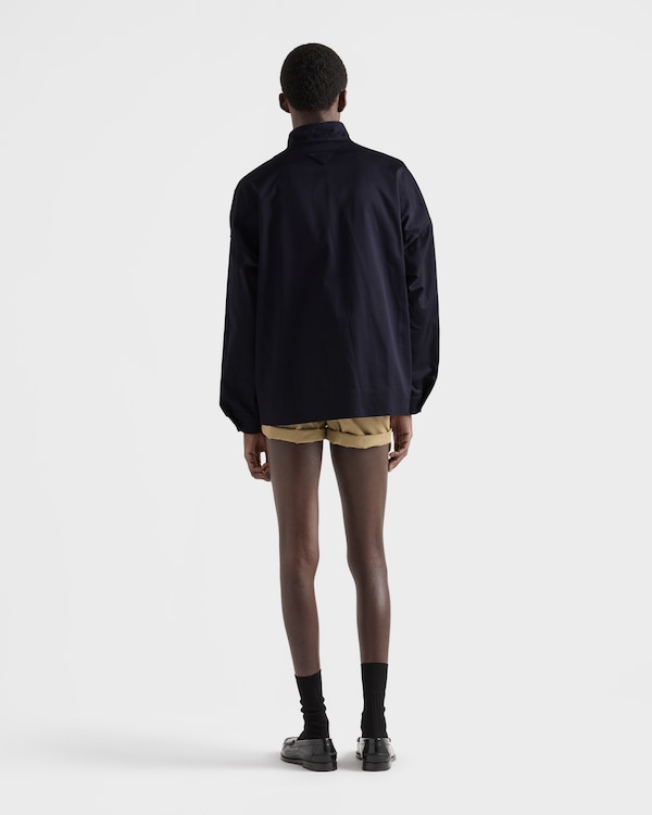 Cotton blouson jacket - Navy Cotton blouson jacket - Navy