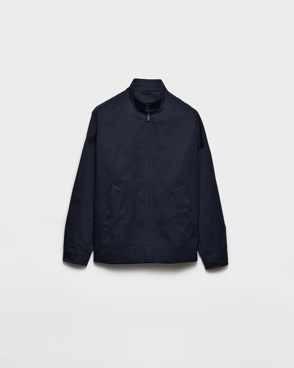 Cotton blouson jacket - Navy Cotton blouson jacket - Navy