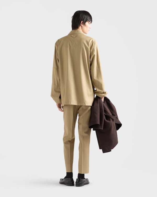 Silk safari jacket - Khaki Silk safari jacket - Khaki