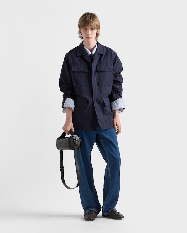 Cotton safari jacket - Navy Cotton safari jacket - Navy