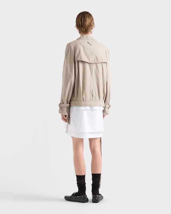 Veste en coton technique - Gris argile Veste en coton technique - Gris argile