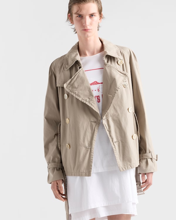 Veste en coton technique - Gris argile Veste en coton technique - Gris argile