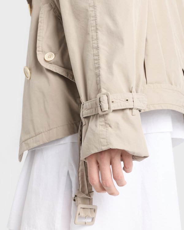 Veste en coton technique - Gris argile Veste en coton technique - Gris argile