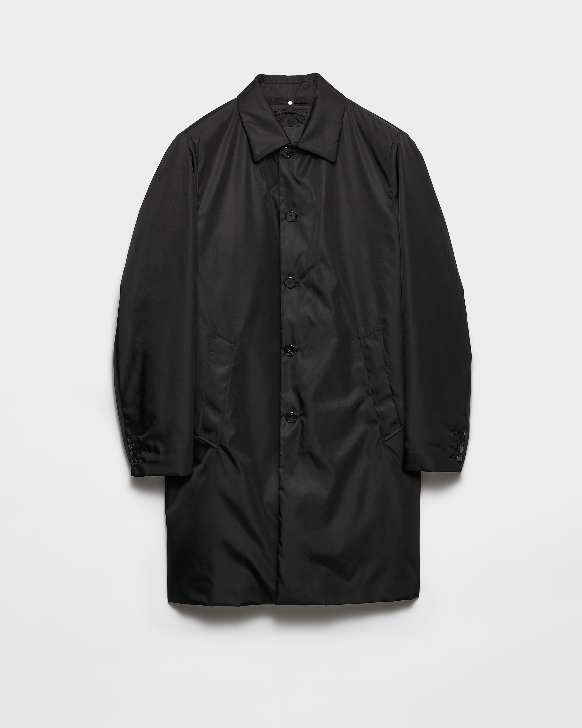 Black Re-Nylon coat | PRADA - United States
