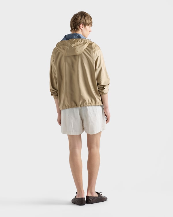 Chaqueta reversible de Re-Nylon - Camel/AzulAviador Chaqueta reversible de Re-Nylon - Camel/AzulAviador