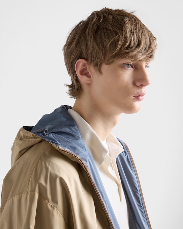 Chaqueta reversible de Re-Nylon - Camel/AzulAviador Chaqueta reversible de Re-Nylon - Camel/AzulAviador