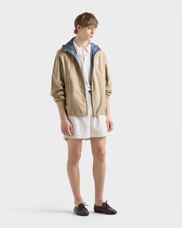 Chaqueta reversible de Re-Nylon - Camel/AzulAviador Chaqueta reversible de Re-Nylon - Camel/AzulAviador