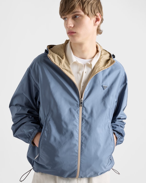 Chaqueta reversible de Re-Nylon - Camel/AzulAviador Chaqueta reversible de Re-Nylon - Camel/AzulAviador