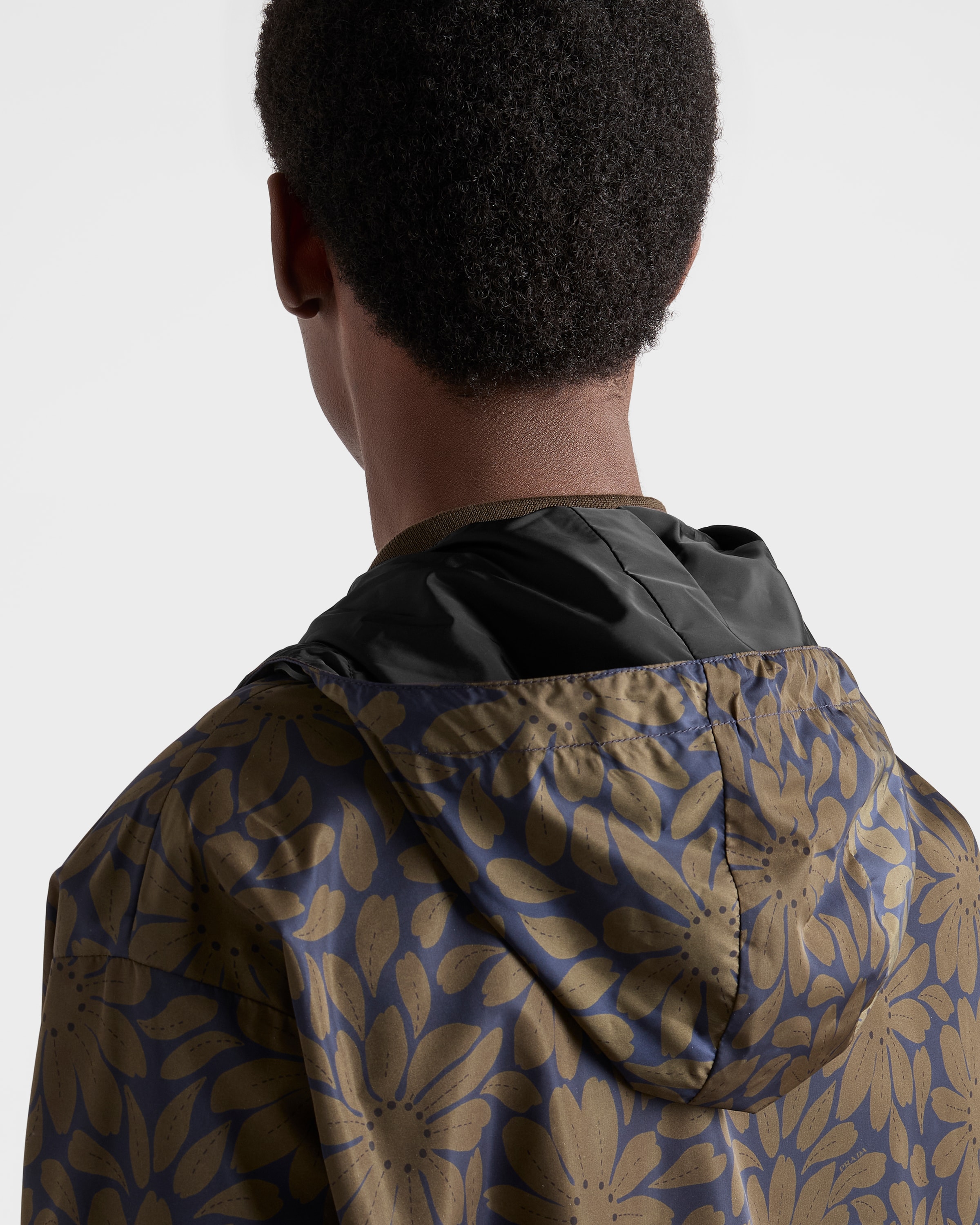 Black/Forest Green Re-Nylon jacket | PRADA - United States