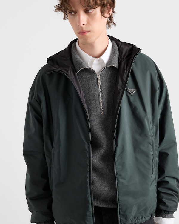 Reversible Re-Nylon jacket - Forest Green/Black Reversible Re-Nylon jacket - Forest Green/Black