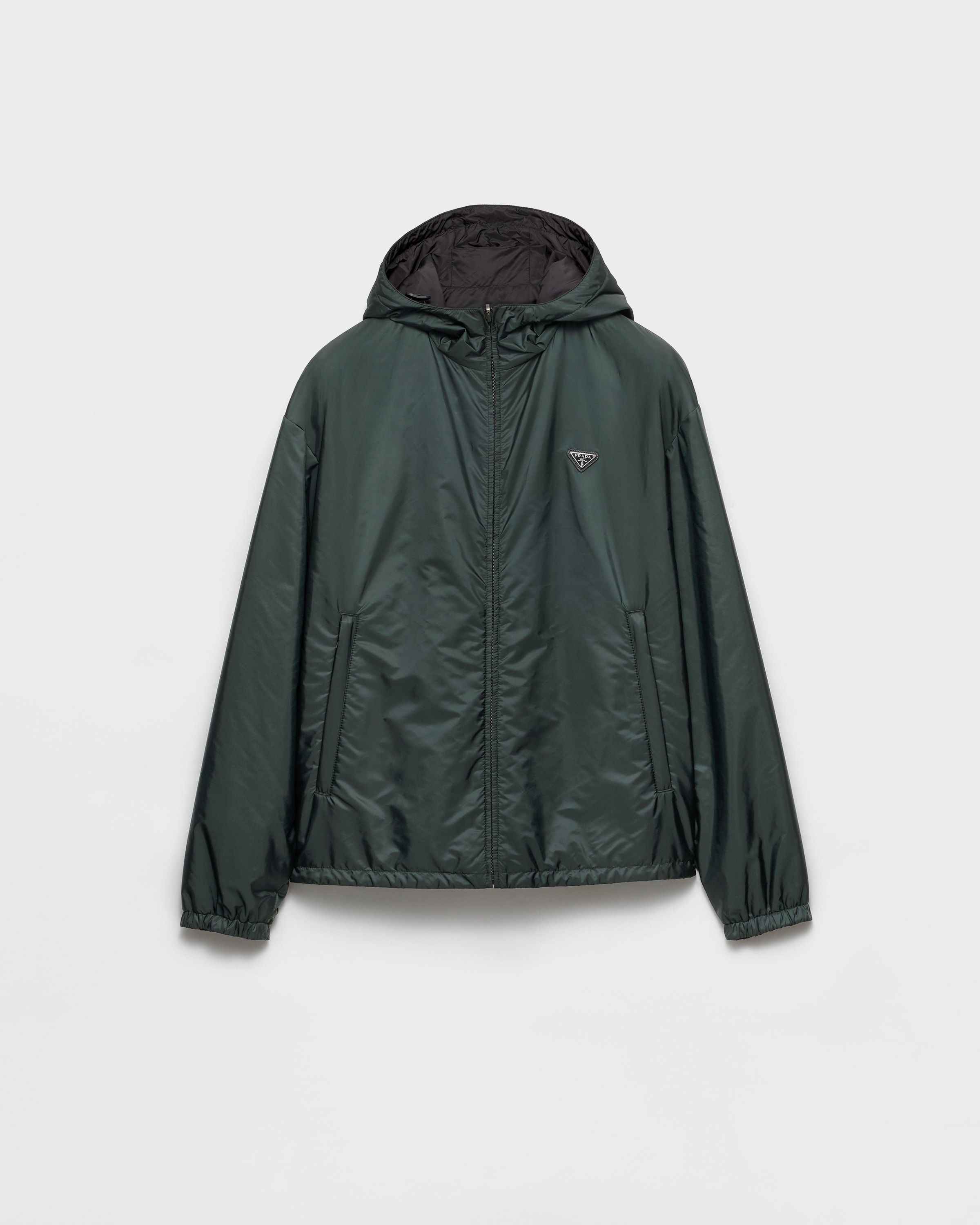 Forest Green/black Reversible Re-nylon Jacket | PRADA - United States