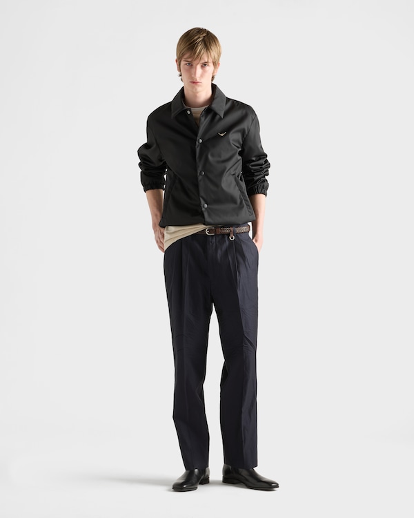 Re-Nylon blouson jacket - Black Re-Nylon blouson jacket - Black