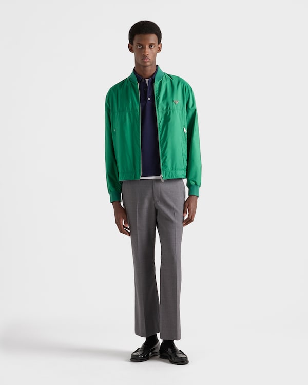 Chaqueta bomber reversible de Re-Nylon - Esmeralda/Cielo Chaqueta bomber reversible de Re-Nylon - Esmeralda/Cielo