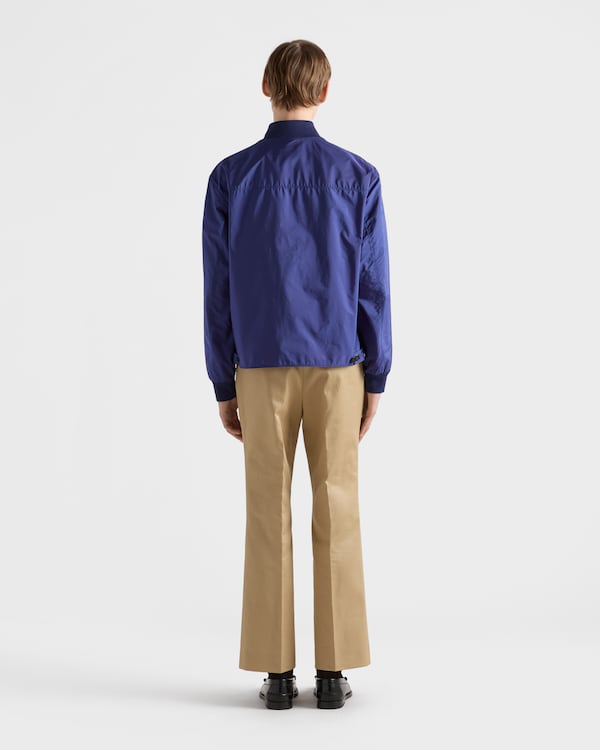 Reversible Re-Nylon bomber jacket - Light Blue/Natural Reversible Re-Nylon bomber jacket - Light Blue/Natural