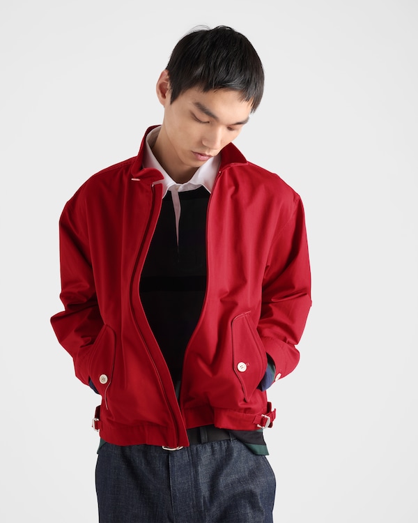 棉质短夹克 - 红色 棉质短夹克 - 红色