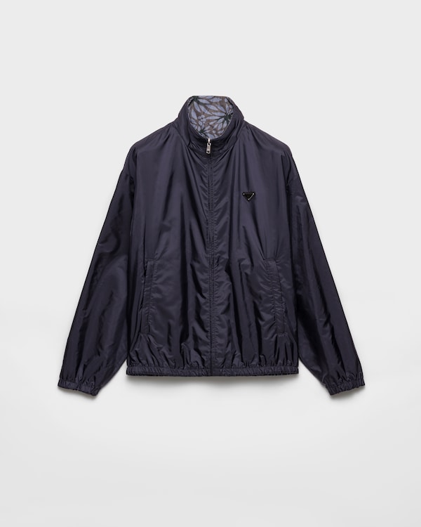 Reversible Re-Nylon jacket - Blue/Black Reversible Re-Nylon jacket - Blue/Black