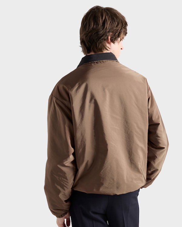 Re-Nylon jacket - Bark/Black Re-Nylon jacket - Bark/Black