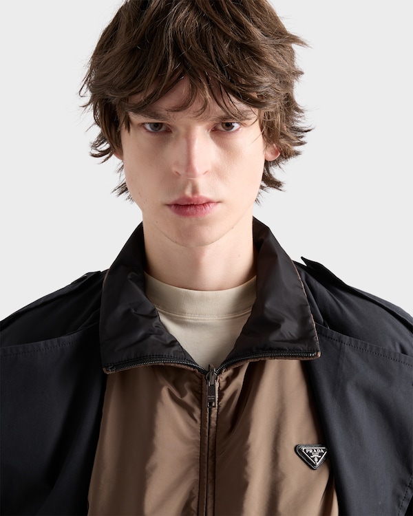Re-Nylon jacket - Bark/Black Re-Nylon jacket - Bark/Black