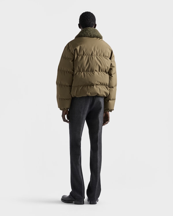 Medium-weight technical fabric down jacket - Forest Green Medium-weight technical fabric down jacket - Forest Green
